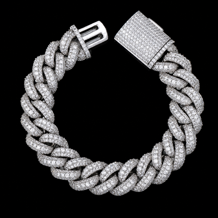 Moissanite Cuban Bracelet