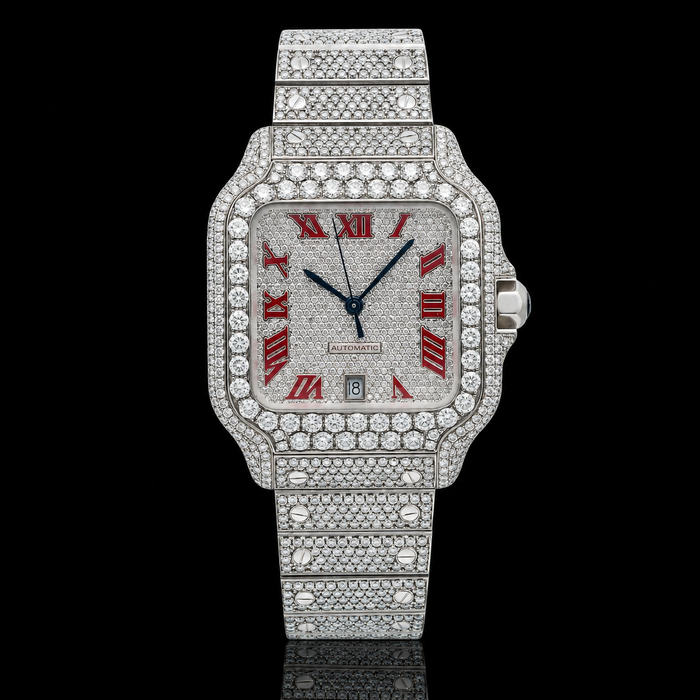 Moissanite Cartier Watch