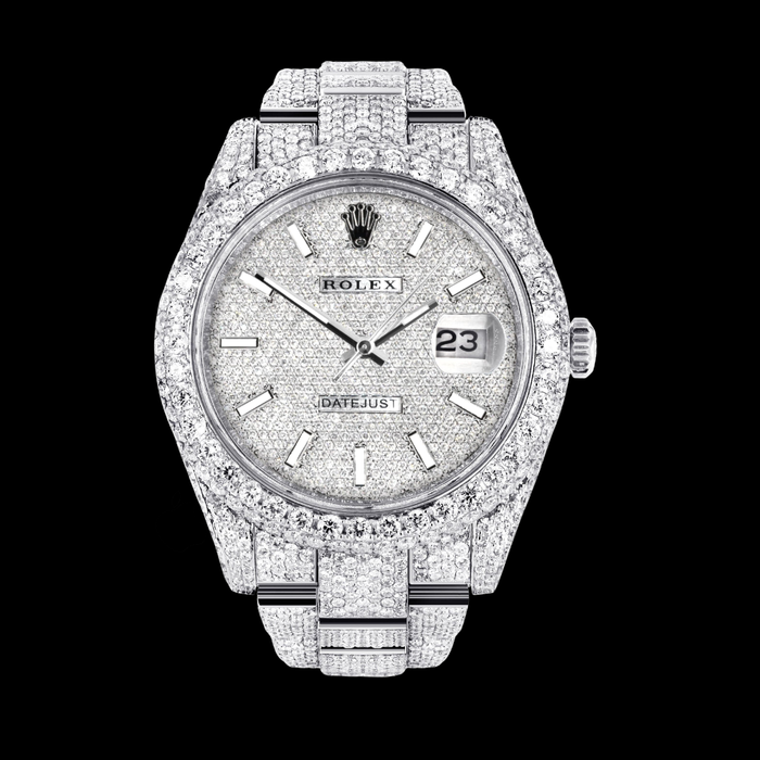 Moissanite Rolex Datejust Watch